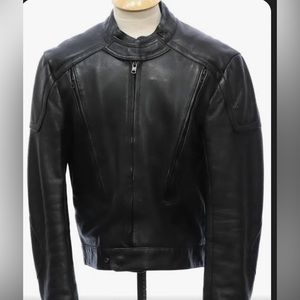 Vintage 90’s Vetter leather motorcycle jacket with “vents” for cooling